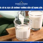 uống sữa có bị sẹo lồi không