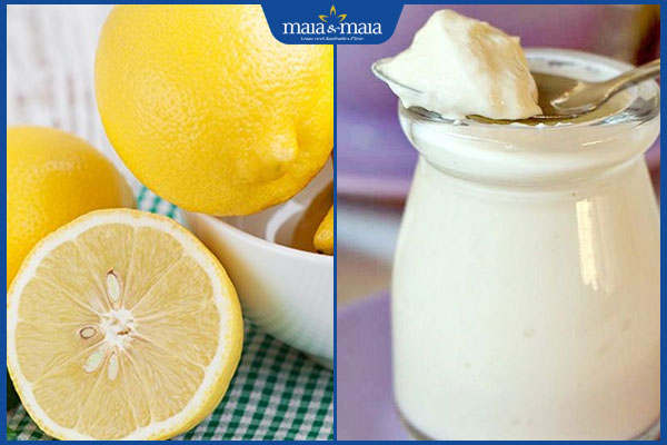 chanh và sữa chua