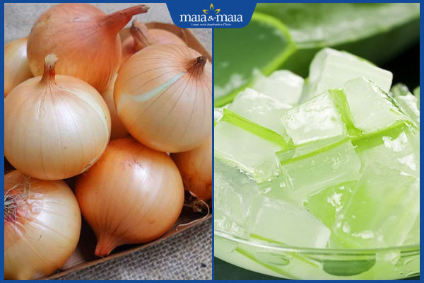 hành tây và nha đam