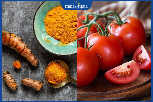 nghệ và cà chua