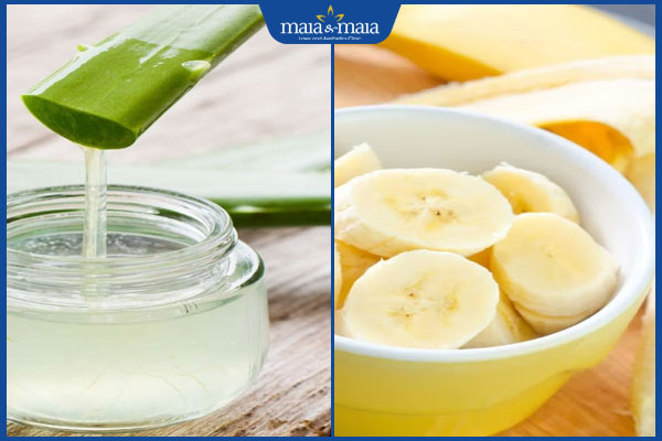 nha đam và chuối