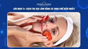 trị sẹo lõm bằng cà chua