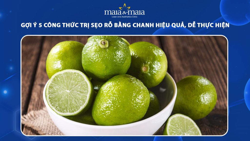 trị sẹo rỗ bằng chanh