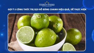trị sẹo rỗ bằng chanh