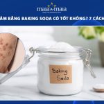 trị sẹo thâm bằng baking soda