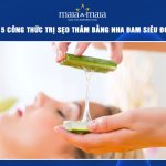 trị sẹo thâm bằng nha đam