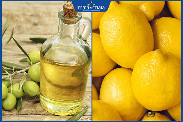 dầu oliu và chanh