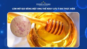 làm mờ sẹo bằng mật ong