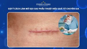 làm mờ sẹo sau phẫu thuật