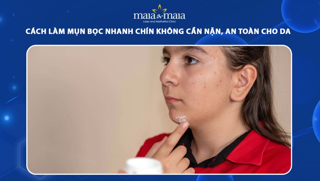 cách làm mụn bọc nhanh chín