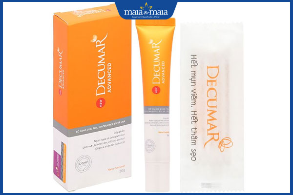 kem trị mụn cám decumar