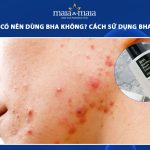 mụn viêm có nên dùng bha