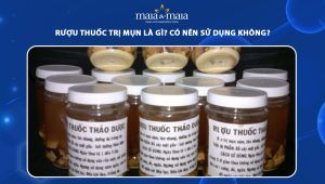 rượu thuốc trị mụn