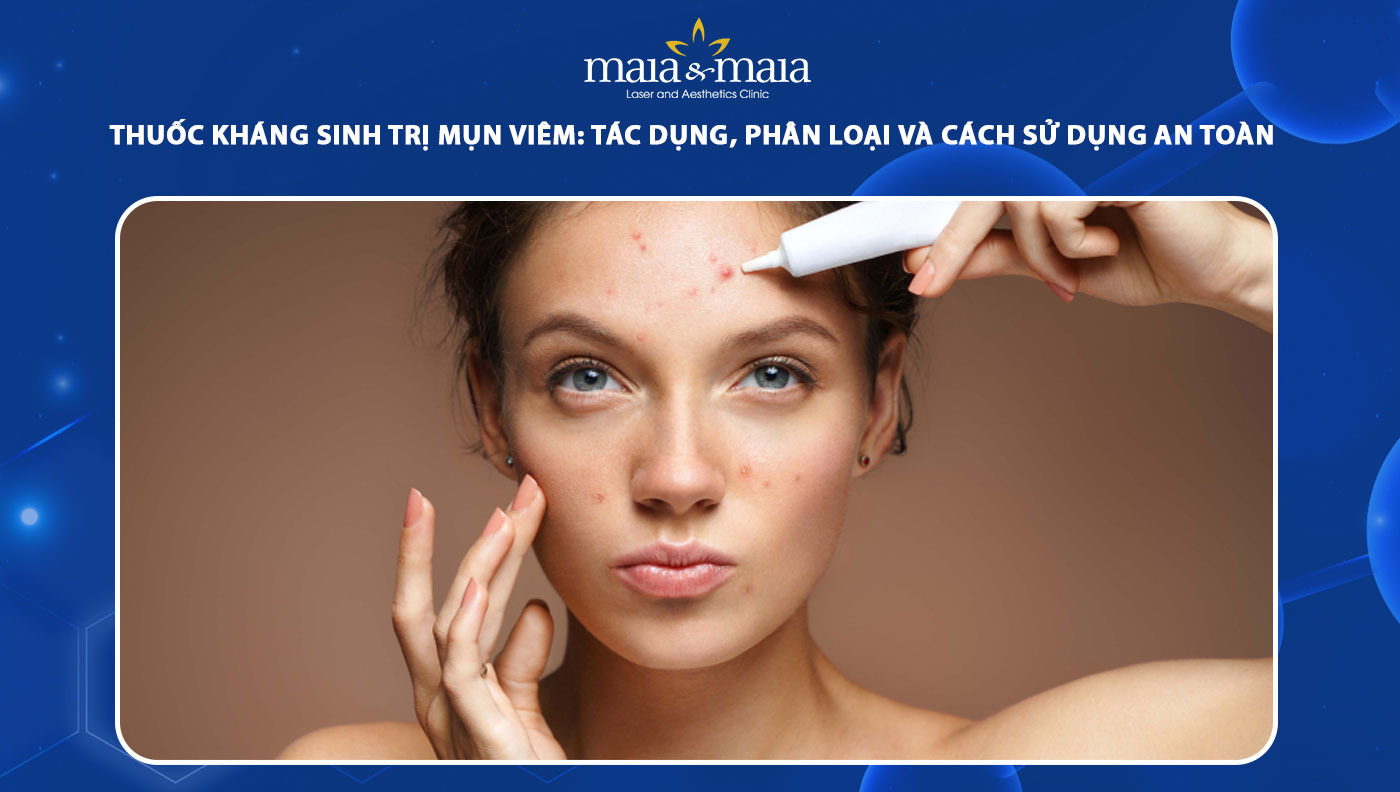 thuốc kháng sinh trị mụn viêm