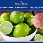 trị mụn bọc bằng chanh
