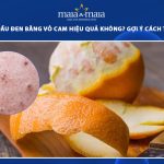 trị mụn đầu đen bằng vỏ cam