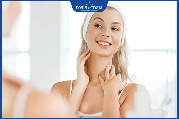 vệ sinh vùng cổ