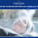 xông mặt trị mụn đầu đen